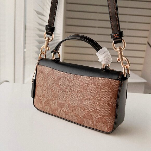 Coach Monogram Crossbody Bag - Picture 6 of 9